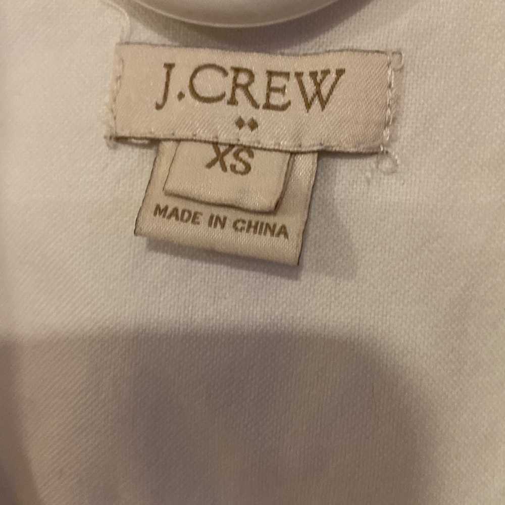 J Crew Xs Button Down Rhinestone Embellished Shirt - image 3